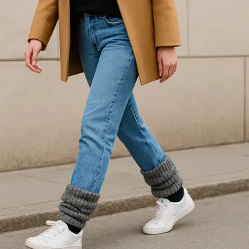 Acquista 1 pz Scaldamuscoli invernali Accessori soffici Scaldamuscoli da donna Calzini morbidi in lana bianca lavorata a maglia da ragazza in Italia a partire da 3.39