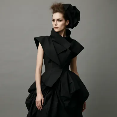 green emerald velvet dress Avant-garde dress – Aw'Chic