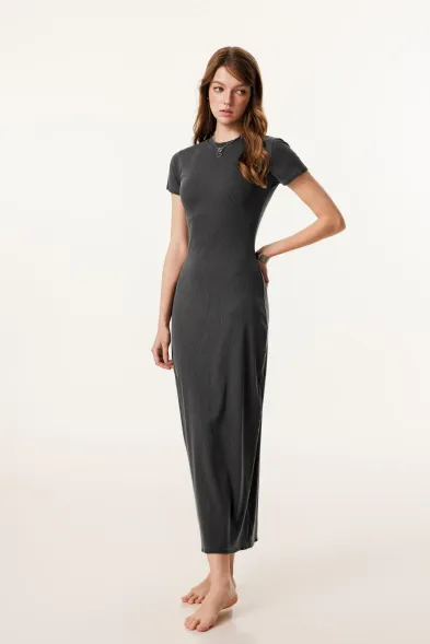 Vestito Manica Corta in Abbigliamento Donna