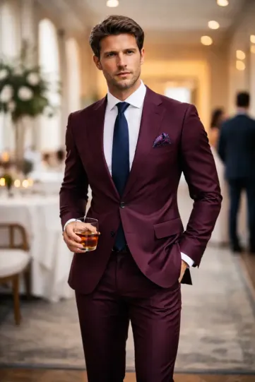 Burgundy Suit Combinations: Modern Style Guide + Maroon vs Burgundy