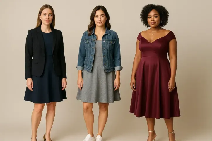 how to style an a line dress