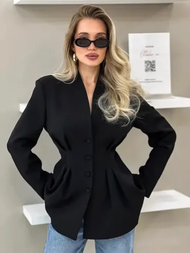 新品タグ付き　ジェイリンドバーグ　 レディースジャケット S ブラック 20251223074948-768x1024-371x.webp