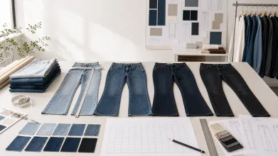 Größentabelle für Damenjeans und Leitfaden zur Denim-Produktion für Bekleidungsmarken